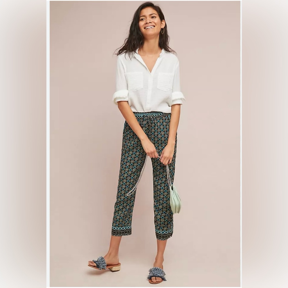 Anthropologie Geometric‎ Joggers